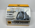 Work Electric Kitchen Knife Sharpener - Knives, Scissors, Shears, Serrated. Fixed Price $40.00.
