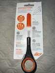 Slice Precision Knife With Unique Handle Finger Grip, Black (10580). Fixed Price $11.99.