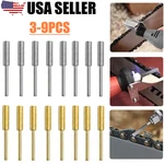 9PCS Chainsaw Sharpening Bits 5/32 3/16 7/32" Diamond Sharpener Grinding Stone. Fixed Price $9.58.