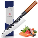 Keemake 8" Chef Knife Japanese Hand Forged High Carbon Steel Kitchen Knives. Fixed Price $44.87.