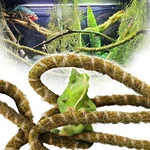 6.5FT Reptile Vine & Moss Set For Climbing Bendable Branch, Natural Rope.... Fixed Price $16.99.