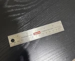 Supreme Stainless Steel Ruler Box Logo. Fixed Price $59.99.