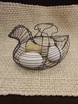 1900'S American Wire Chicken Basket. Fixed Price $45.00.