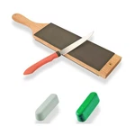 Leather With Polishing Compound, Knife Stropping Kit For Sharpening & H.... Fixed Price $34.03.