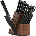 Oou Kitchen Knife Block Set - 15 Pieces High Carbon Stainless Steel Chef Knif.... Fixed Price $115.94.