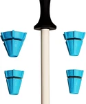 Hxt Ceramic Thick Sharpening Rod And Angle Guides, 11-INCH Shatter Resistant, Wh. Fixed Price $49.91.