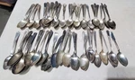 54 Silver Plated Table Spoon Flatware Use Or Craft Lot #29. Fixed Price $75.00.