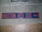 Metal Boston Red Sox Street Sign Look New ?. Fixed Price $34.99.