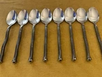 (8) Soup Spoons Gourmet Settings (gs) Montana 18/10 Stainless Steel. Fixed Price $59.14.
