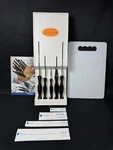 Cutco 5 Piece Knife Set Mount And Board 1728, 1768, 1729, 1726, 1720 New!. Fixed Price $249.99.