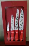 Lenox Christmas Holly Holiday 4 Piece Knife Set. Fixed Price $80.00.