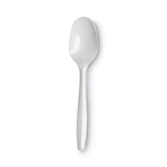 Dixie Plastic Cutlery, Mediumweight Spoon, White, 1,000/CARTON. Fixed Price $40.66.