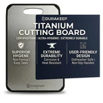 Durakeep 100% Solid Titanium Cutting Board For Kitchen, Chef-approved, Pure P.... Fixed Price $56.10.