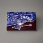 Vintage Studio Silversmiths 12 Fork + Cake Server Set New Original Box. Fixed Price $25.00.