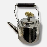Michael Aram Silver Stainless-steel Butterfly Ginkgo Teapot. Fixed Price $122.50.