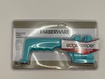 Farberware Edgekeeper Tabletop Knife Sharpener Teal Ceramic Built-in Sharpening. Fixed Price $12.99.