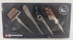 Swissmar 4PC Stainless Steel Polished Slim Cheese Knife/spreader/cleaver Set New. Fixed Price $29.75.