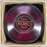 Vintage Robo Red Lucite Rolling Knife Sharpener With Original Box Patent 2469797. Fixed Price $19.99.