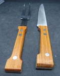 Dansk Cutlery Wooden Handle 2 Piece Carving Set Knife & Fork. Fixed Price $14.99.