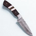 Handmade Damascus Steel Hunting Knife Skinner Wood Handle Usa Sword Blade Armory. Fixed Price $34.19.