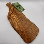 Arte Legno Olive Wood Serving Board Set Irregular Shape With Knife. Fixed Price $24.99.