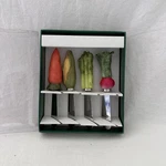 Boston Warehouse Stainless Steel Resin Handle Cheese Spreader Knives Set Of 4. Fixed Price $8.50.