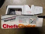Chef's Choice Serrated Knife Sharpener Diamond Hone 430 Box And Instructions. Fixed Price $24.94.