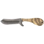 Whiskey Bent Hat Co. Bullcutter Fixed Blade Knife Damascus Steel, W/leather S.... Fixed Price $183.09.