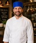 Blue Adjustable Hat Classic Kitchen & Sushi Cap Restaurant Chefs. Fixed Price $8.99.