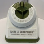 Vintage Dial-x Sharpener Perfect Edge Knife Scissor Shears Cap Snaffler Box. Fixed Price $9.00.