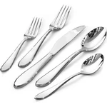 Kingstone 40-PIECE Silverware Set For 8,18/10 Premium Stainless Steel Flatwar.... Fixed Price $57.69.