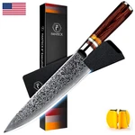 Fanteck Chef Knife 8 Inch Japanese Damascus Kitchen VG10 67. Fixed Price $93.37.