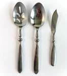 Cambridge Silversmiths Townhouse Stainless Steel Serving Utensils, Discontinued. Fixed Price $20.00.