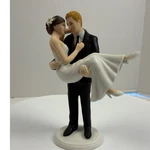 Weddingstar Over The Threshold Bride And Groom Porcelain Cake Topper. Fixed Price $29.99.