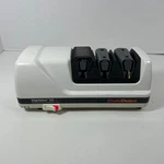 Chefs Choice Edge Select 120 Plus Diamond Hone Knife Sharpener Trizor Serrated. Fixed Price $59.72.