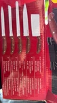 Precision Cooking Cutting, And Grilling Knife Set 9 Piece Royalty Line New. Fixed Price $99.00.
