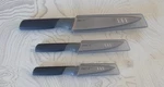 Joseph Duo Elevate 3-PIECE Knife Set With Integrated Rests New. Fixed Price $18.00.