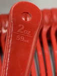 Carlisle 3960 High Heat Measure Miser Spoon/food Portioner Oz Red Lot Of 20. Fixed Price $48.85.