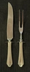 Antique Sterling Handle Carving Set Manchester Silver Co. Federal Pattern. Fixed Price $150.00.