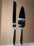 Lenox Devotion Piece Dessert Set Cake Knife & Server Silverplate 825522. Fixed Price $13.95.