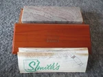 Nos Vintage Smiths Washita 6X2X1 Sharpening W/wood Case Whetstone Arkansas. Fixed Price $229.95.