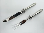 Carving Set Hampton Erin 2 Piece Silver Plated With Box Classic Flatware. Fixed Price $54.95.