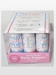 New Amscan Gender Reveal Baby Party Confetti Poppers 12 Pieces Girl Pink Nwt. Fixed Price $15.00.