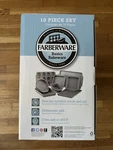 Farberware Nonstick Bakeware 10PC Set Durable Steel Baking Pans Easy Release. Fixed Price $39.99.