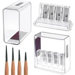2 Pieces Carpenter Long Point Manual Pencil Sharpener With Plastic 'clear'. Fixed Price $13.00.