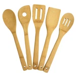 Totally Bamboo 5-PIECE Cooking Utensil Set, 12" Long 14-INCH, Brown. Fixed Price $23.99.