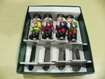 Boston Warehouse Nutcracker Cheese Dip Spreaders Christmas Holiday Vtg 1993. Fixed Price $9.99.