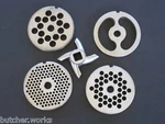#12 Kit 5 Pc. Meat Grinder Sausage Maker Plates Knife. Fixed Price $64.00.