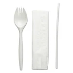 School Cutlery Kit Plastic Spork Straw NAPKIN1000 Pcs Medium Disposable. Fixed Price $26.59.