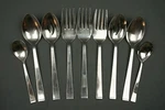 Wallace Julienne Stainless Serving Pieces Forks Spoons Sugar. Fixed Price $44.99.